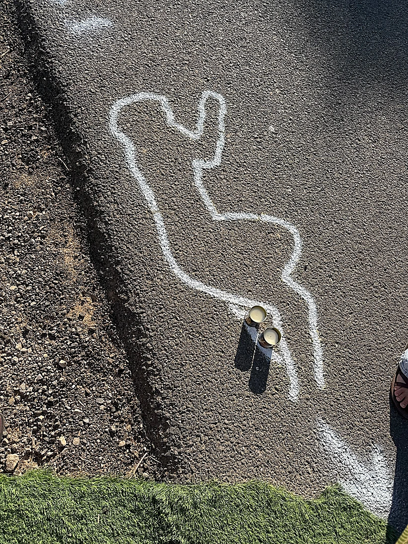 גרפיטי לזכר ליבי כהן מיגורי בכביש 232