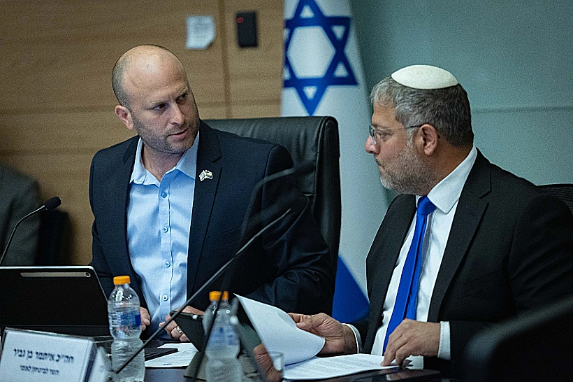 השר איתמר בן גביר וח"כ יצחק קרויזר