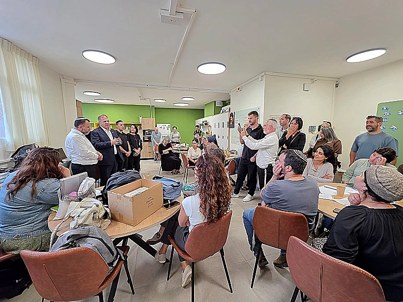 שר החינוך יואב קיש בישיבה התיכונית אורט מעלות