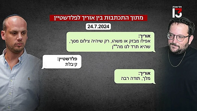 ההתכתבויות של אוריך ופלדשטיין על הזוג נתניהו