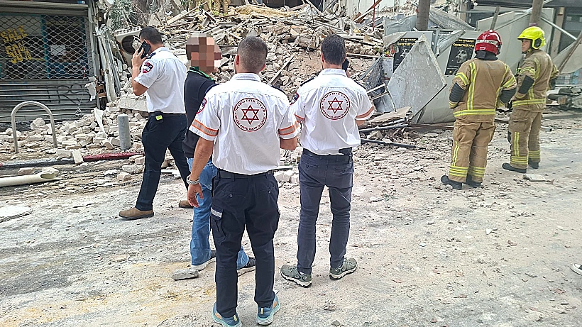 קריסת הבניין בנחלת בנימין בתל אביב