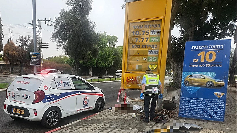 זירת התאונה העצמית ביפו