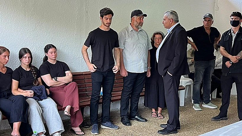 השר זאב אלקין בהלווייתו של אלעזר יאיר וילנסקי