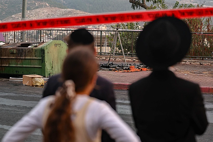 זירת הפיצוץ בביתר עילית בה נהרג ילד בן 10 בפיצוץ
