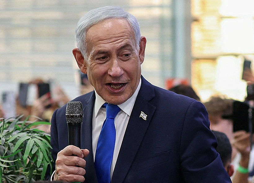 רה"מ בנימין נתניהו ביקנעם