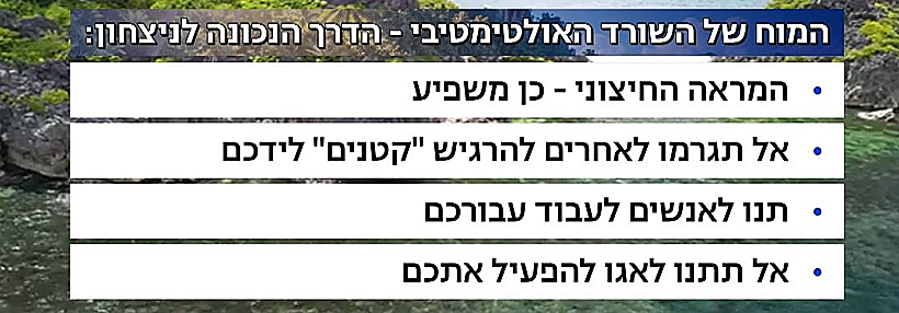 הכללים המנחים לניצחון