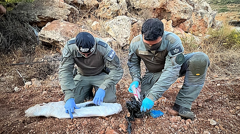 אמל"ח שנתפס בפשיטה בכפר ראמה