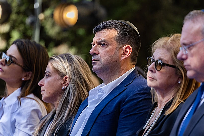 משפחת רבין בטקס האזכרה הממלכתי