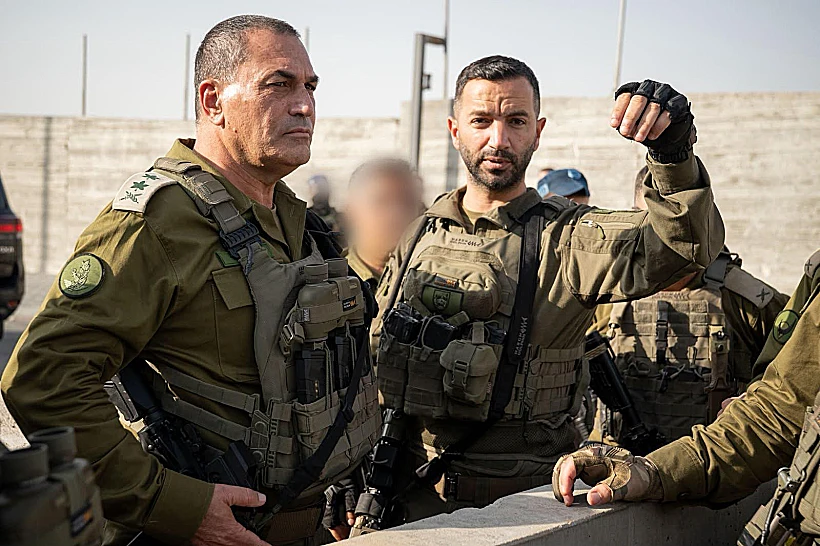 הרמטכ"ל אייל זמיר בזירת הפיגוע בצומת יהודה