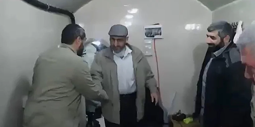 מוחמד דף בפגישות מטה גדודי אל-קסאם במנהרות חמאס
