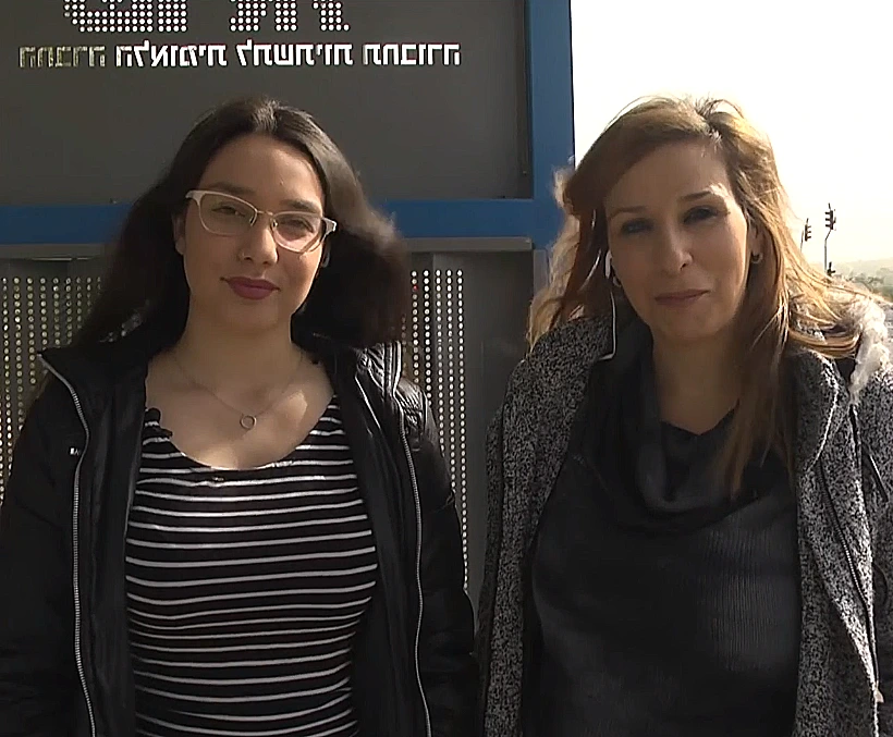 שירה בן קמחי ובתה הדר שהשתקמה מתאונה קשה