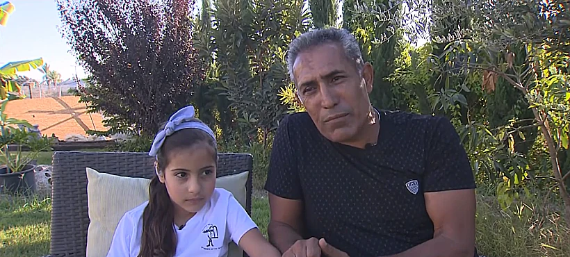 דניאל ועדי חג'בי, צלם חדשות 13 ובתו המתגוררים בעוטף עזה