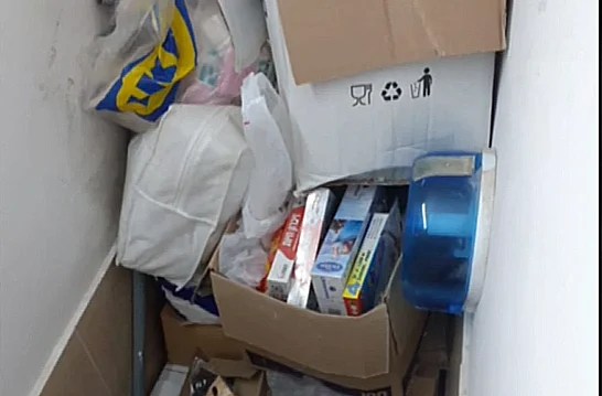 ציוד תרומות שננעל בתוך תא במעון לנשים מוכות