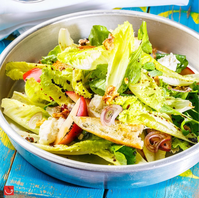 סלט נקטרינות וריקוטה