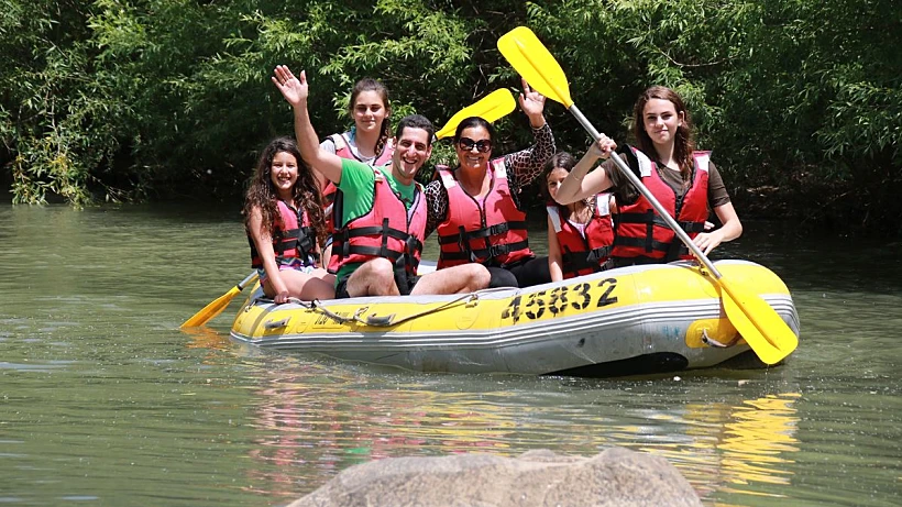 רפטינג בנהר הירדן