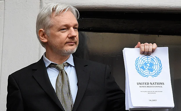 מייסד ויקיליקס ג'וליאן אסאנג'