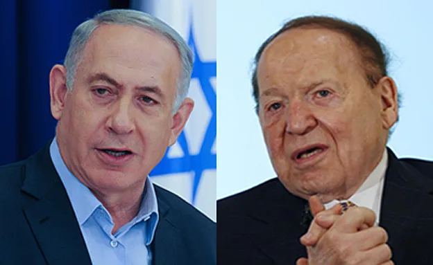 שלדון אדלסון ובנימין נתניהו