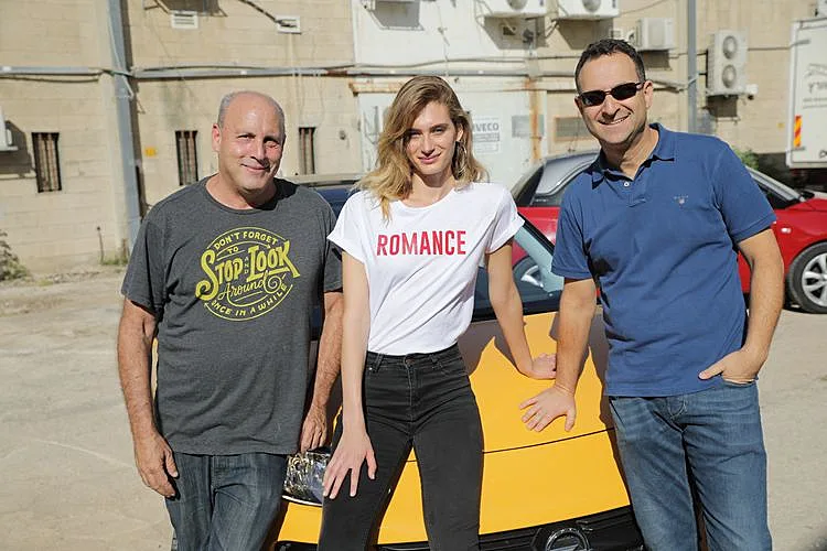 גילי גז, נועם פרוסט, דודי ברמן-קמפיין. צילום: רפי דלויה