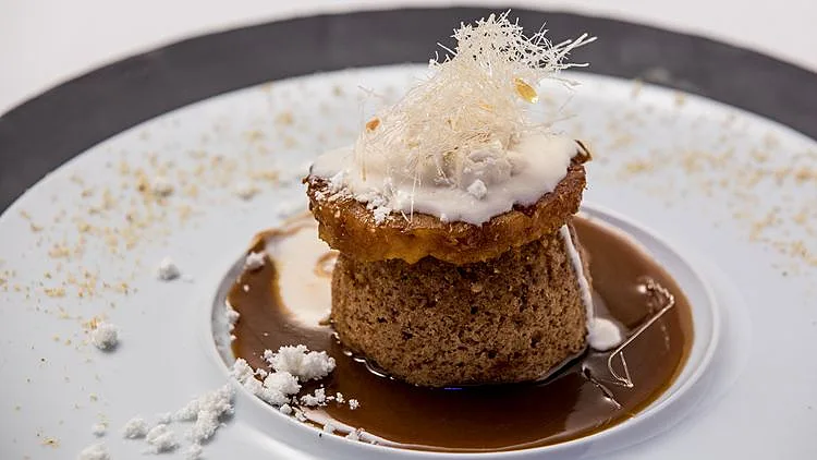 מתכון לפודינג תמרים ברוטב טופי ואננס מקורמל של מינור בן דוד מתוך משחקי השף, עונה 3, פרק 31 (הגמר)