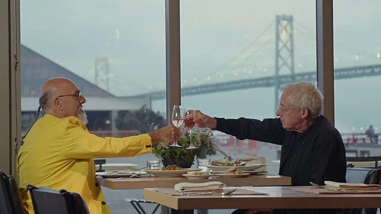 ישראל אהרוני וגידי גוב מתוך ''המסע המופלא של אהרוני וגידי'' בארצות הברית - עונה 7