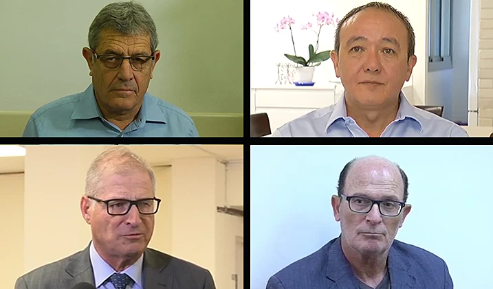 אלי מרום, מיקי גנור, דוד שמרון ואבריאל בר יוסף