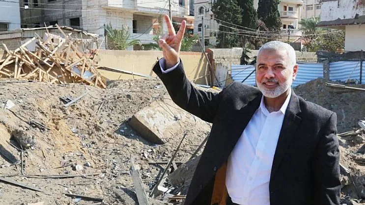 יו''ר הלשכה המדינית של חמאס אסמאעיל הנייה