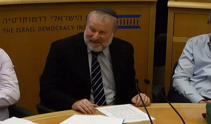 היעומ''ש מנדלבליט במכון לדמוקרטיה הישראלית