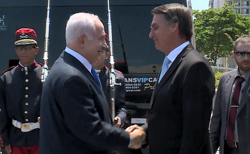 נתניהו נפגש עם בולסונארו