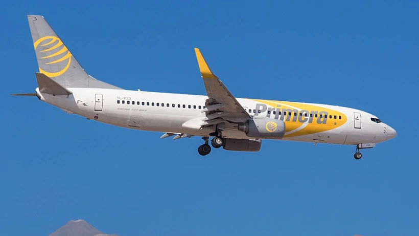 מטוס של חברת התעופה הלטבית פרימרה אייר