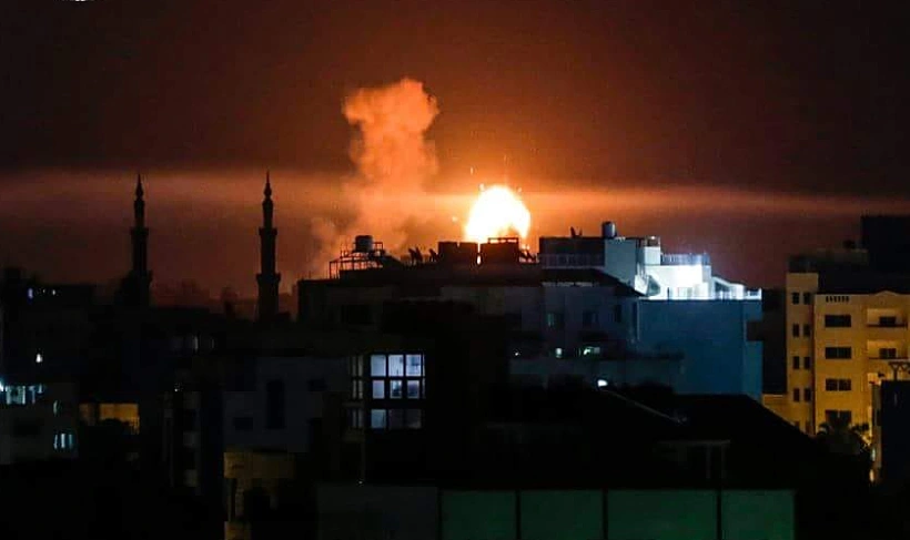 צהל תקף בעזה