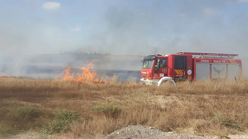 שריפות בעוטף עזה