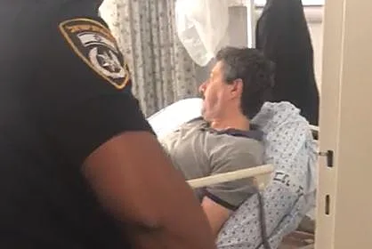 ג'עפר פרח מתועד אזוק בבית החולים