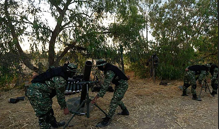 תיעוד ירי הג'יהאד האסלאמי לעבר ישראל