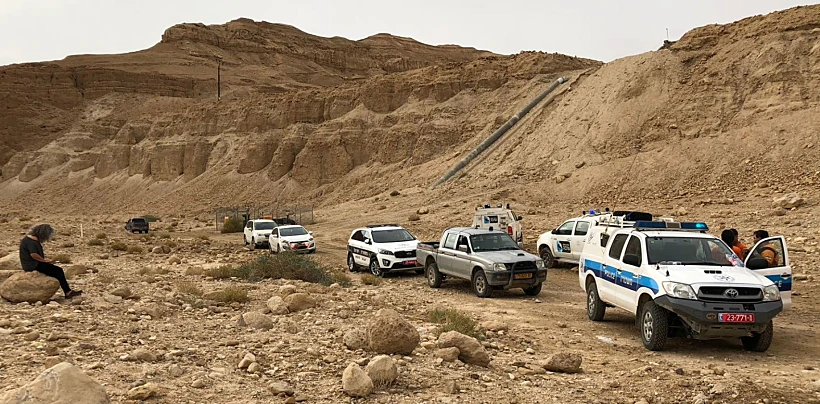 זירת האסון בנחל צפית