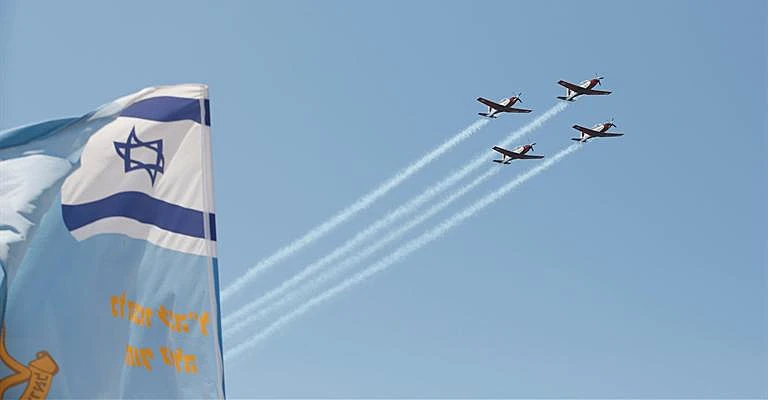 מטס חיל האוויר ביום העצמאות ה-68 לישראל