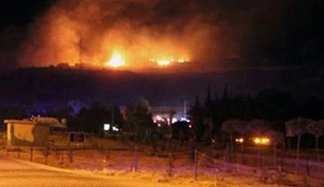 מתקן בסוריה שהותקף על פי דיווחים ע''י חיל האוויר הישראלי