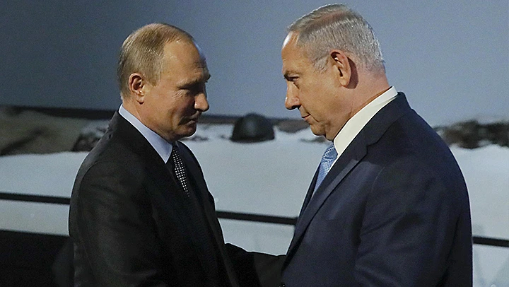 ביבי ופוטין בקרמלין