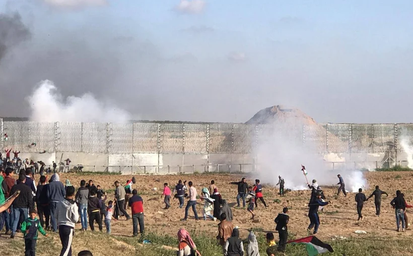 הפגנות על גדר המערכת בגבול רצועת עזה