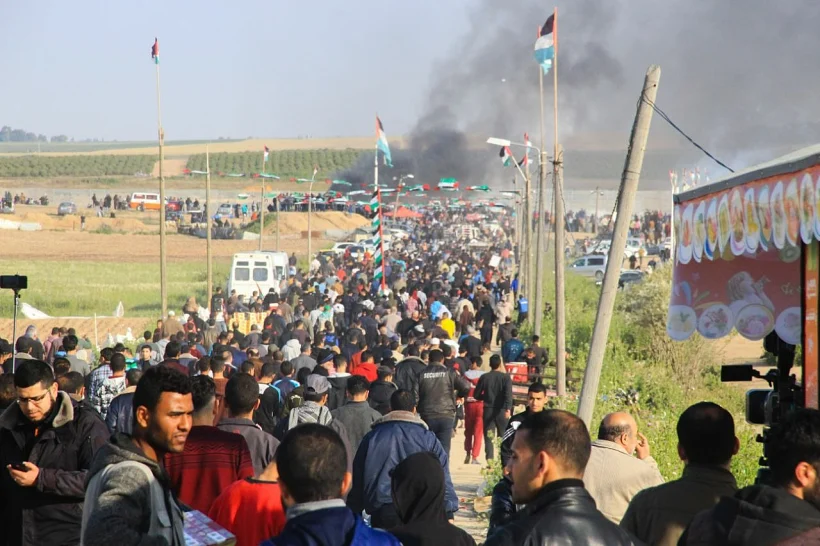 הפגנות על גדר המערכת בגבול רצועת עזה