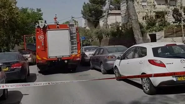 זירת האירוע בירושלים