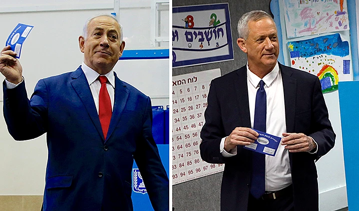 גנץ ונתניהו