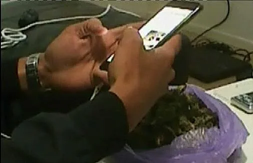 תיעוד סוחר סמים בטלגראס