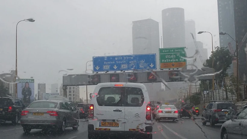 מזג אוויר חורפי בת"א