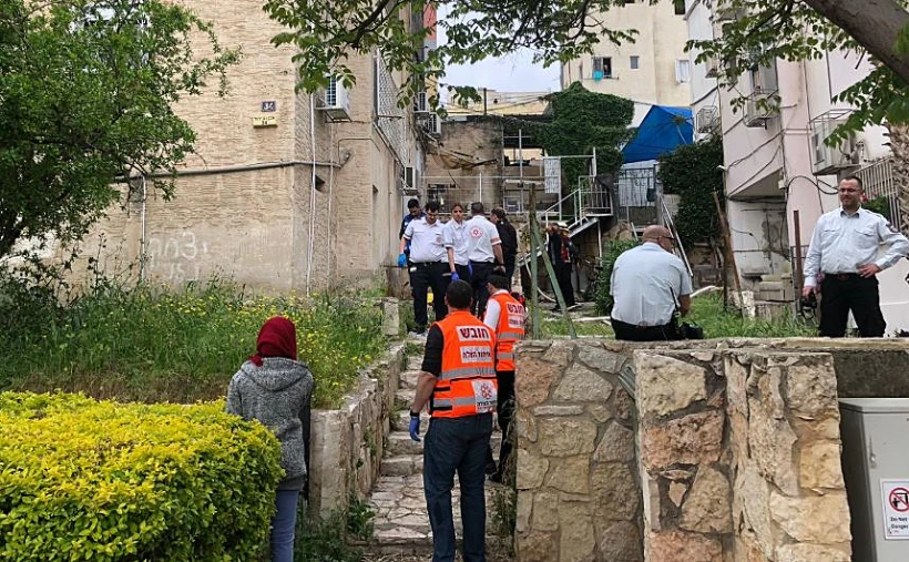 זירת האירוע בחיפה