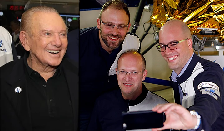 מייסדי החללית בראשית ומוריס קאהן