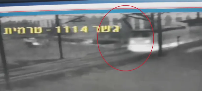 פגיעה של רכבת בעמוד חשמל