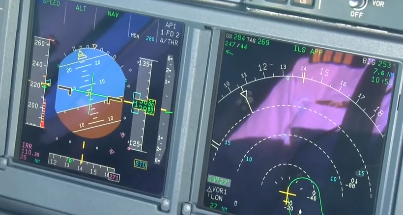 לוח בקרה במטוס