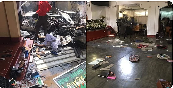 בית מלון בסרי לנקה לאחר הפיצוץ