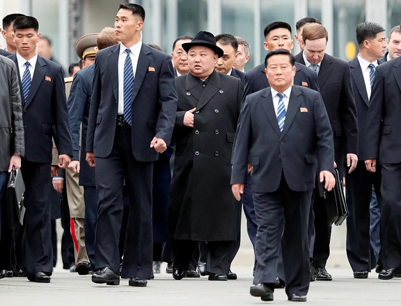קים ג'ון און, מנהיגה של צפון קוריאה, מגיע לרוסיה