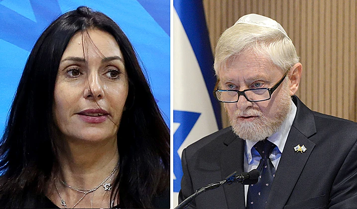 מבקר המדינה יוסף שפירא ושרת התרבות מירי רגב